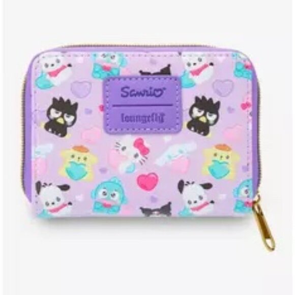 Loungefly Hello Kitty And Friends Hearts Crossbody Bag & Wallet - Picture 11 of 11